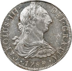 KM 106.2A 8 reales 1789 Mo FM