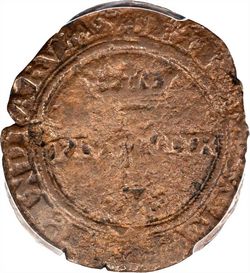 1542 late 2 maravedis obverse