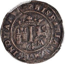 1542 late 4 maravedis reverse