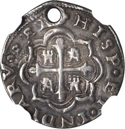 R25 1724 Philip V reverse