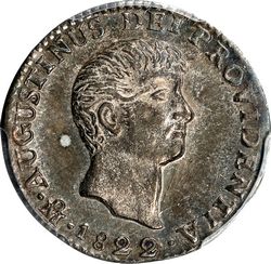 1822 Iturbide 1R obverse