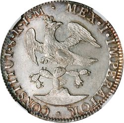 1822 Iturbide 8R reverse 2096