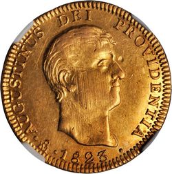 1823 Iturbide 4E obverse