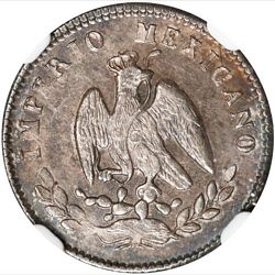 1864 Maximilian 10c G obverse