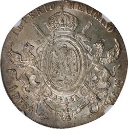 1866 Maximilian 1 Pi reverse