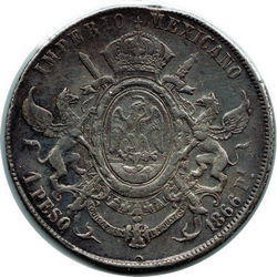 1866 Maximilian 1 reverse