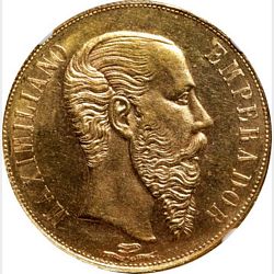 1866 Maximilian 20 3 obverse 