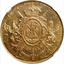 1866 Maximilian 20 3 reverse