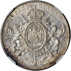 1867 Maximilian 1 Mo reverse
