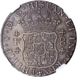 1732 Philip V 8R reverse