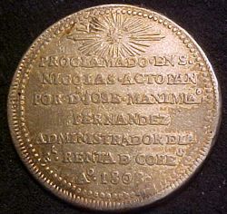Fernando VII Actopan reverse
