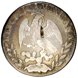 KM 374.3 1847 repunched 7 reverse