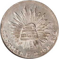 KM 377.9 8r 1861 Ho FM reverse