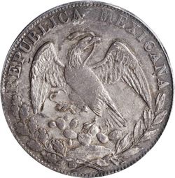 KM 377.3 8r 1854 C CE reverse