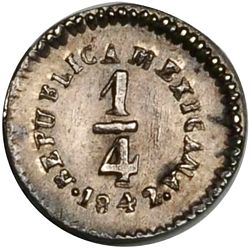 KM 368.2 ¼r Durango 1842 reverse
