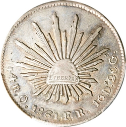 KM 375.5 1861 oblique edge reeding