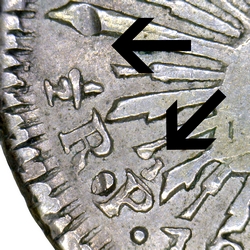 KM 370.10 1831 no star detail