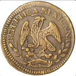 KM 372.10 1857 counterfeit reverse