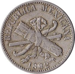 1882 5c obverse