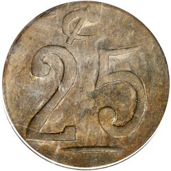 685a Amecameca 25c reverse