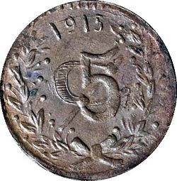 689 Tenancingo 5c reverse