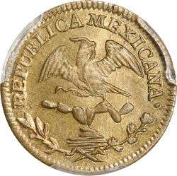 KM 315A brass 1 16 real 1832 Mo A reverse