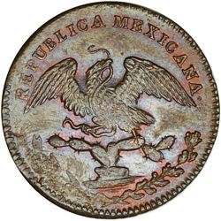KM 332 ⅛r 1829 reverse