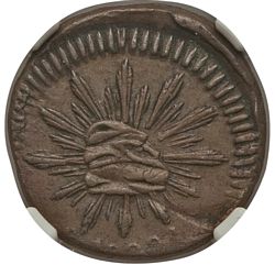 KM 335 ⅛r 1829 Occidente reverse