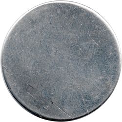The Owl 50c aluminum reverse
