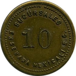 1703 Licores 10c var reverse