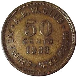 The Owl 50c reverse