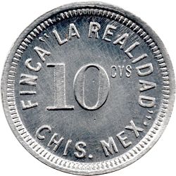 La Realidad 10 obverse