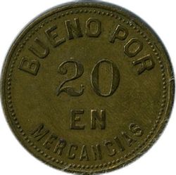 Santa Clara 20c reverse