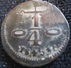 439 Hacienda de Santa Efigenia 1845 reverse
