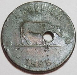 Hacienda de Santiago RP 1 reverse