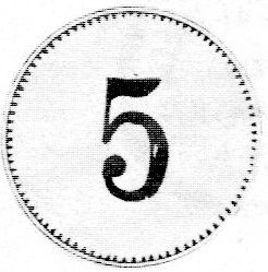 1933 Sonora Restaurant 5c reverse