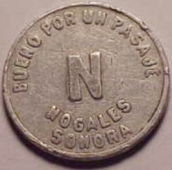 Transportes Nogales obverse