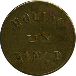 Tamanache almud reverse
