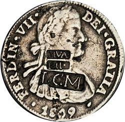 1809 Monclova 8R obverse