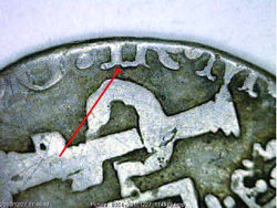 1814 1r Ga denom 1