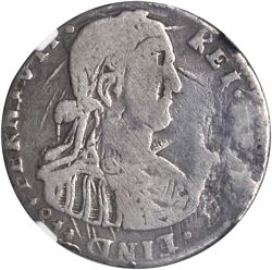KM 92.2 2 reales 1811 Durango D RM